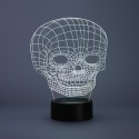 SOBREMESA 3D - CALAVERA encendido