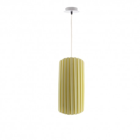 Elos Yellow Tubular Pendant Lamp E14
