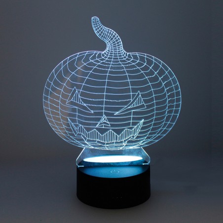 SOBREMESA 3D - CALABAZA encendido
