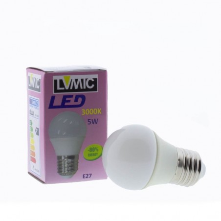 LED Bulb G45 E27 5W 3000K