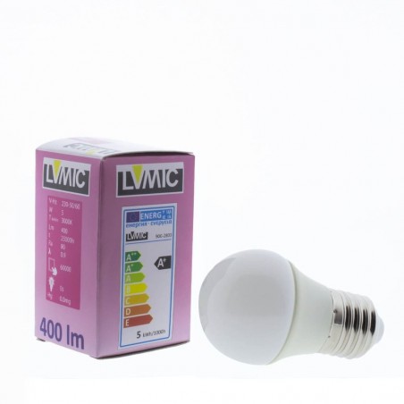 LED Bulb G45 E27 5W 3000K