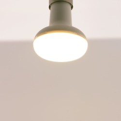 Bombilla LED R90 de 15W encendida