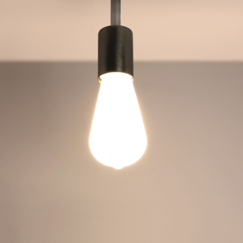 Dimmable LED Bulb Edison ST64 E27 6W 2700K White Matt