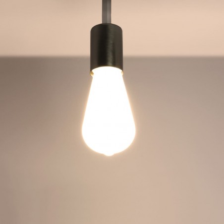Dimmable LED Bulb Edison ST64 E27 6W 2700K White Matt