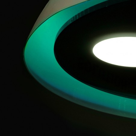 Moon Lux LED Pendant Light White Glass