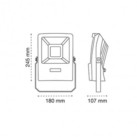 Bars LED Flood Light 50W 4680Lm 6000K