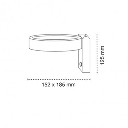 Basket LED Wall Light 7W 3000K 476Lm White