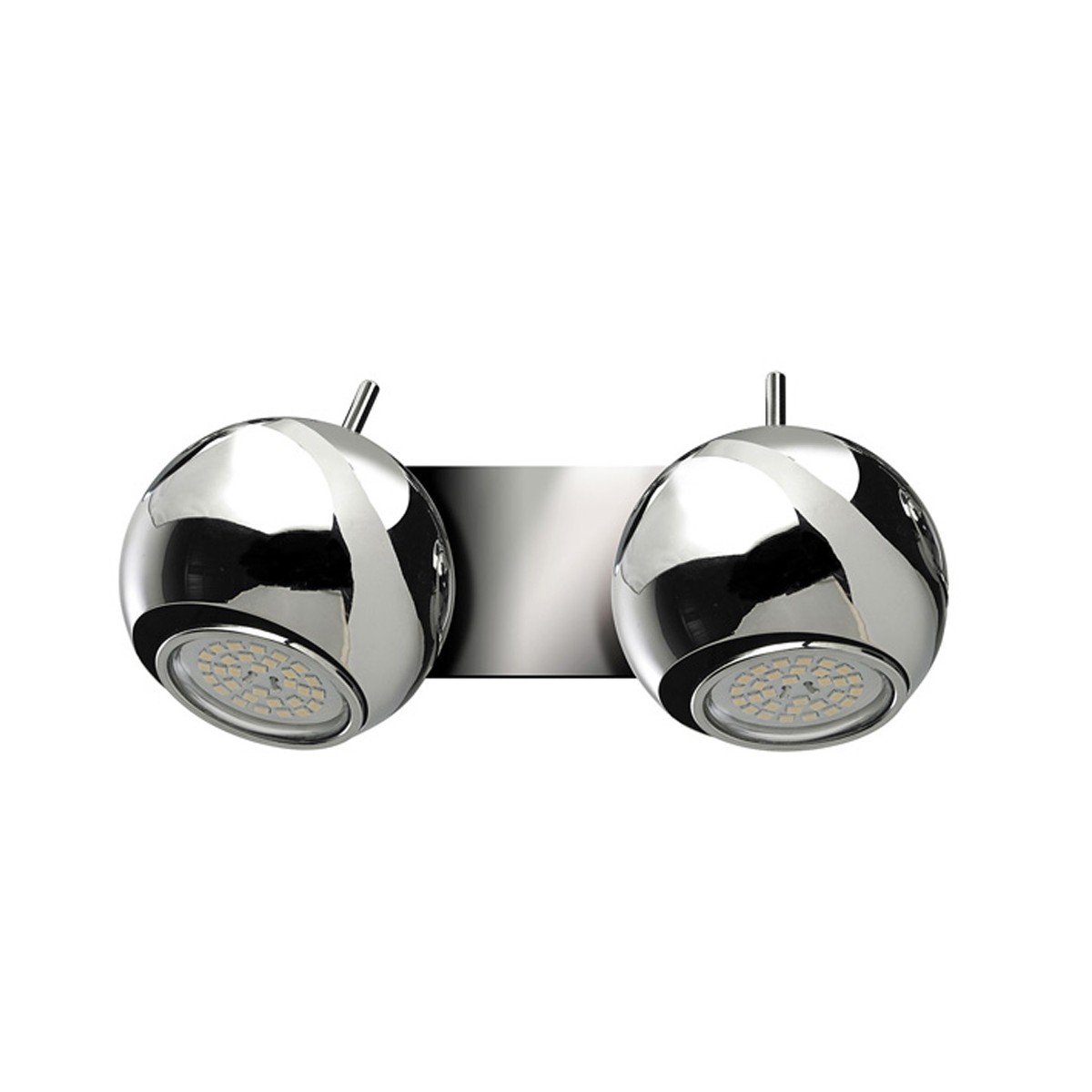 Sonar Double Wall Spotlight 2XGU10 Polish Chrome Sonar Double Wall Spotlight 2XGU10 Polish Chrome