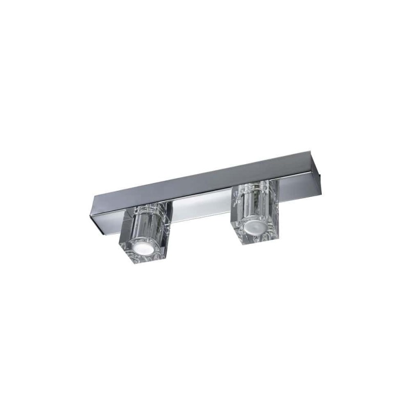 Hydros Track Kit 2xG9 Glass Nickel