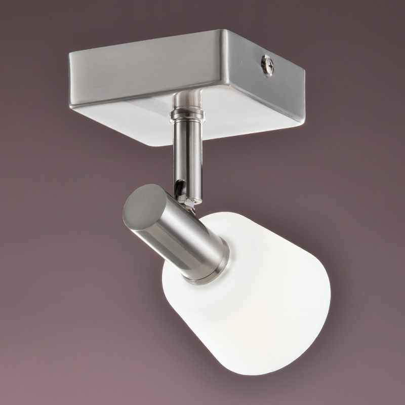 New Kaster 1-Light Spotlight GU10 Satin Nickel New Kaster 1-Light Spotlight GU10 Satin Nickel