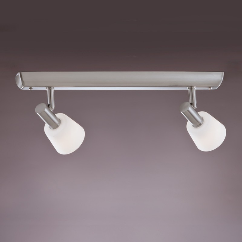 New Kaster 2-Light Track Kit 2xGU10 Satin Nickel New Kaster 2-Light Track Kit 2xGU10 Satin Nickel
