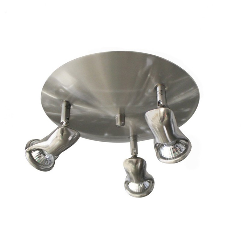 New Flipper 3-Light Flush Mount 3xGU10 Satin Nickel New Flipper 3-Light Flush Mount 3xGU10 Satin Nickel