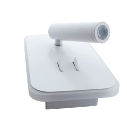 Aplique de pared LED 11W+3W Irena blanco vista superior