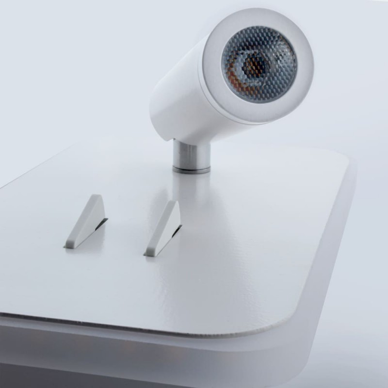 Aplique de pared LED 11W+3W Irena blanco detalle