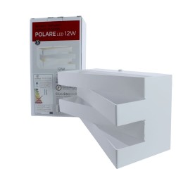 Aplique de pared LED 12W Polare con su caja
