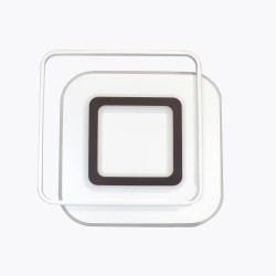 Plafón LED Lyra 100W CCT dimmable vista frontal