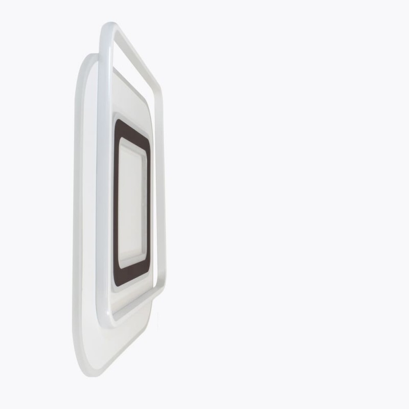 Plafón LED Lyra 100W CCT dimmable vista de perfil