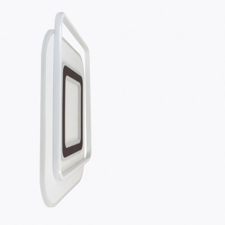 Plafón LED Lyra 100W CCT dimmable vista de perfil