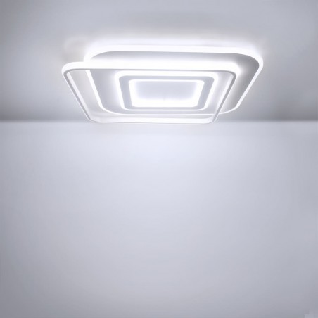 Plafón LED Lyra 100W CCT dimmable encendido luz fría