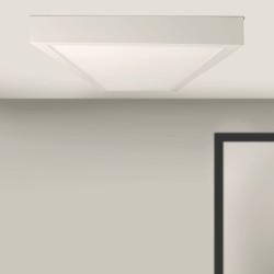 PANTALLA SUPERFICIE LED 40W EDUBA BLANCA 3 TEMPERATURAS vista lateral