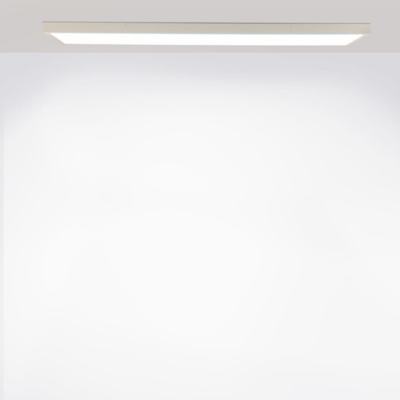 PANTALLA SUPERFICIE LED 40W EDUBA BLANCA 3 TEMPERATURAS encendida luz neutra