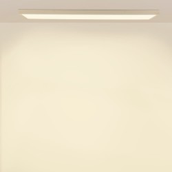 PANTALLA SUPERFICIE LED 40W EDUBA BLANCA 3 TEMPERATURAS encendida luz cálida