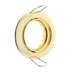 Spot Encastré Série 053100 Rond Orientable Or Brillant