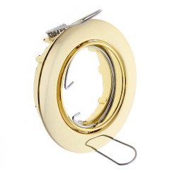 Spot Encastré Série 053100 Rond Orientable Or Brillant