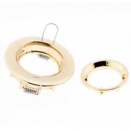 Spot Encastré Serie 053300 Orientable Rond Or