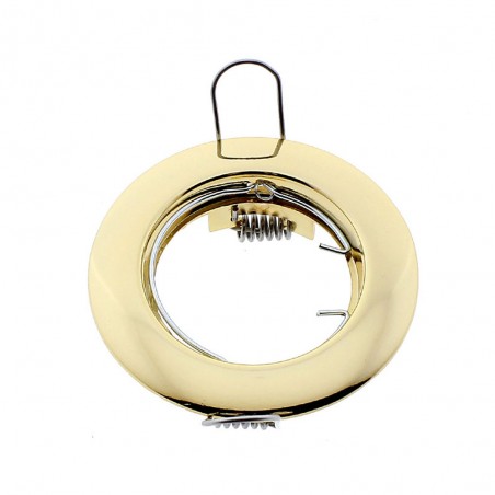 Spot Encastré Serie 055200 Fixe Rond Or