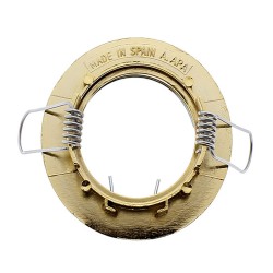 Spot Encastré Serie 055200 Fixe Rond Or