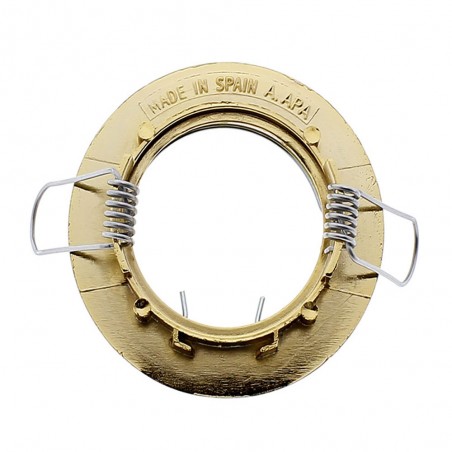 Spot Encastré Serie 055200 Fixe Rond Or