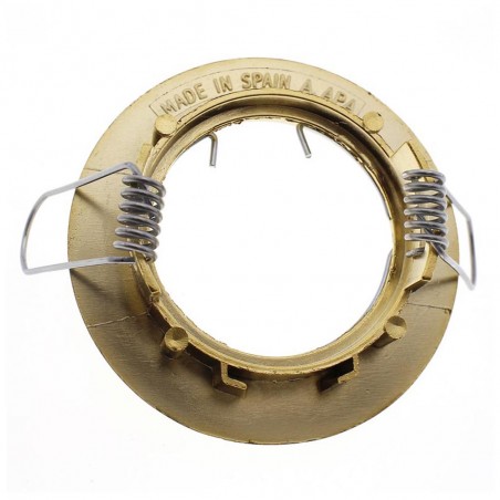 Spot Encastré Serie 055200 Fixe Rond Or Mat