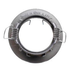 Spot Encastré Serie 055200 Fixe Rond Chrome Mat