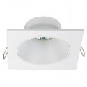 Zeus Fixed Recessed Light Squared White IP23