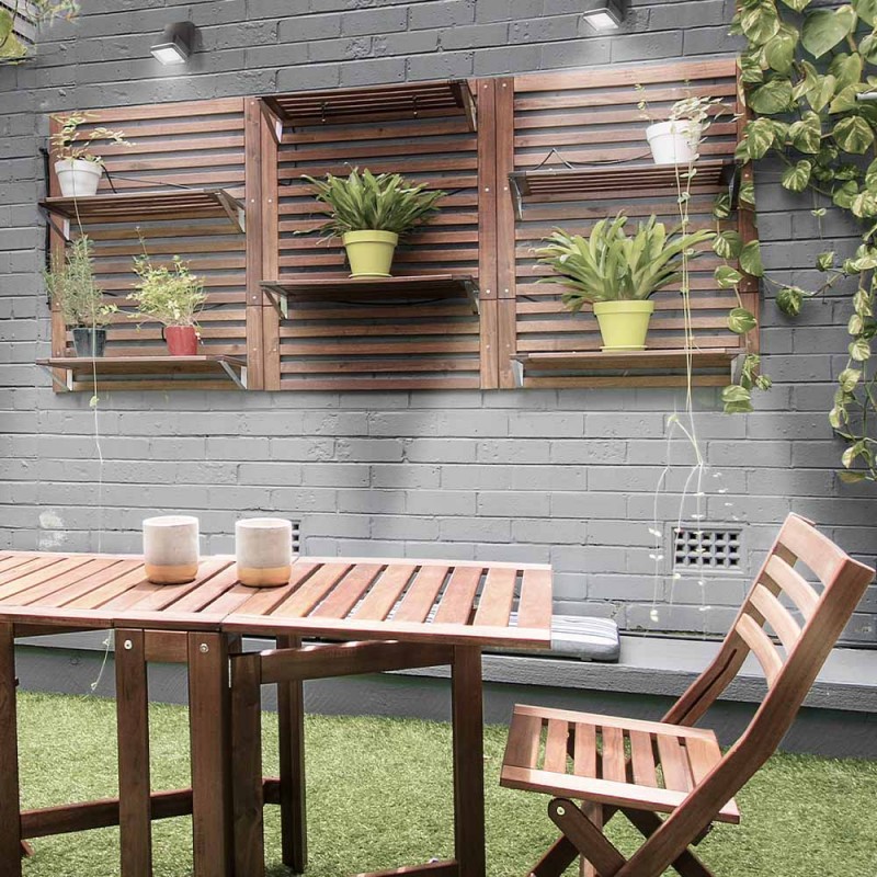 Tivo Outdoor LED Wall Lamp IP54 6W 4000K Square