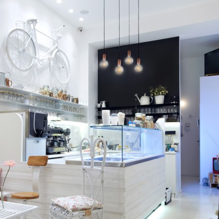 Polished Copper Pendant Lamp Holder