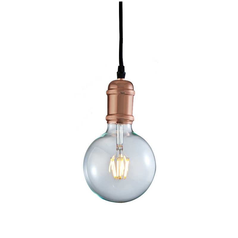 Matte Copper Pendant Lamp Holder CristalRecord Spain