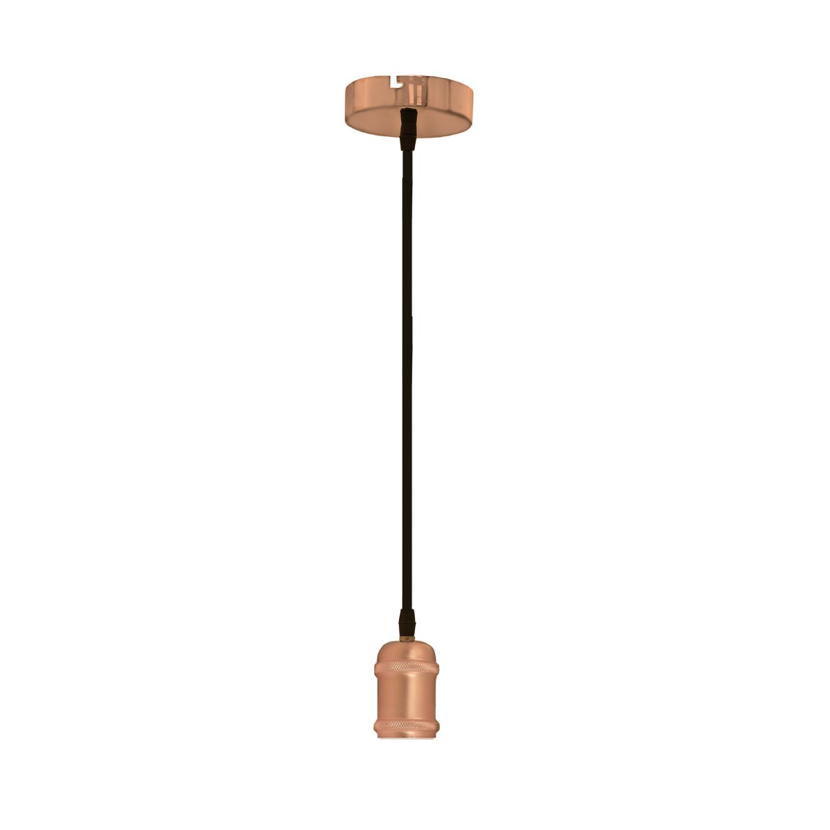 Matte Copper Pendant Lamp Holder