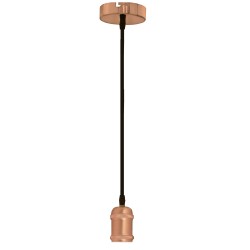 Matte Copper Pendant Lamp Holder