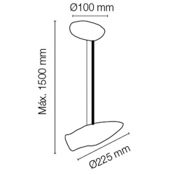 Bird Lamp Holder Wood 1XE27