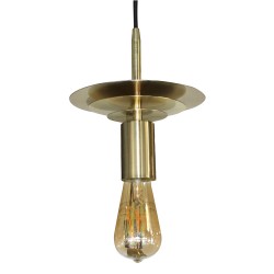 Saturno Pendant Lamp Holder Antique Brass
