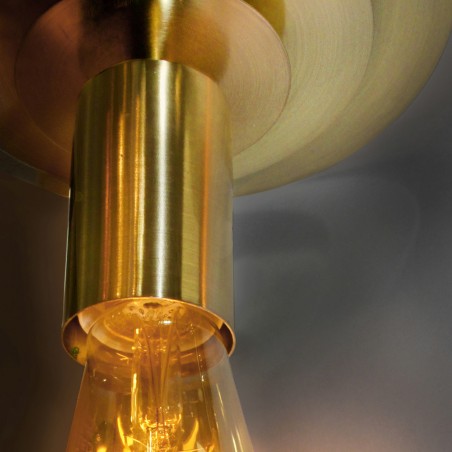 Saturno Pendant Lamp Holder Antique Brass