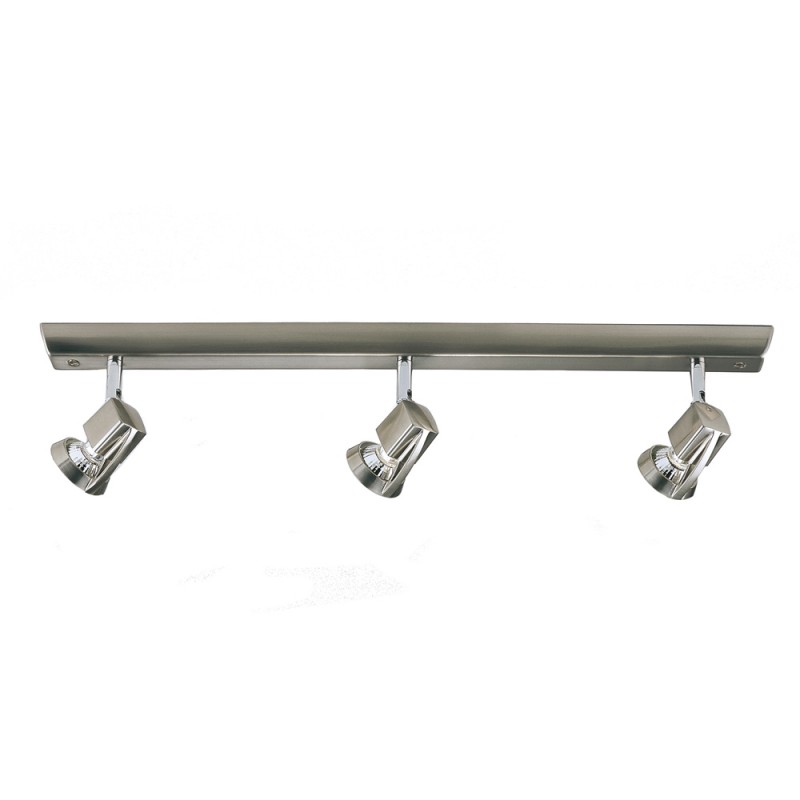 Arco 3-Light Ceiling Bar Light Satin Nickel