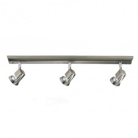 Arco 3-Light Ceiling Bar Light Satin Nickel