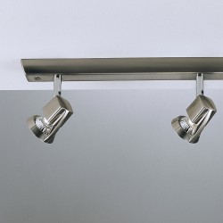 Arco 3-Light Ceiling Bar Light Satin Nickel
