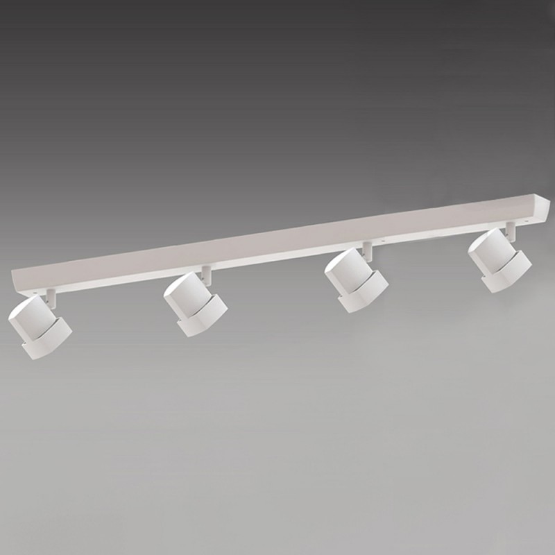 Moka 4-Light Ceiling Bar Light Matt White Moka 4-Light Ceiling Bar Light Matt White