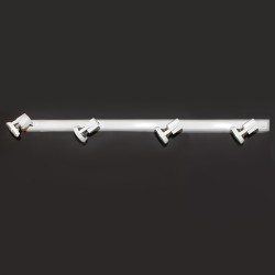 Arco 4-Light Ceiling Bar Light White