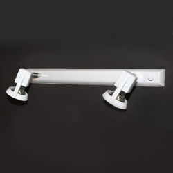 Arco 2-Light Ceiling Bar Light White