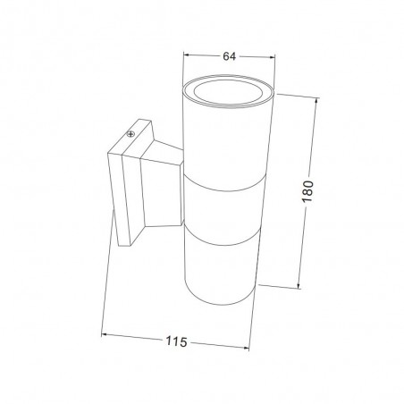 Cota Aplique IP44 Relax 2xGU10